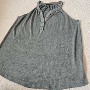 Cable & Gauge Olive Army Green Tank Womens Size Medium